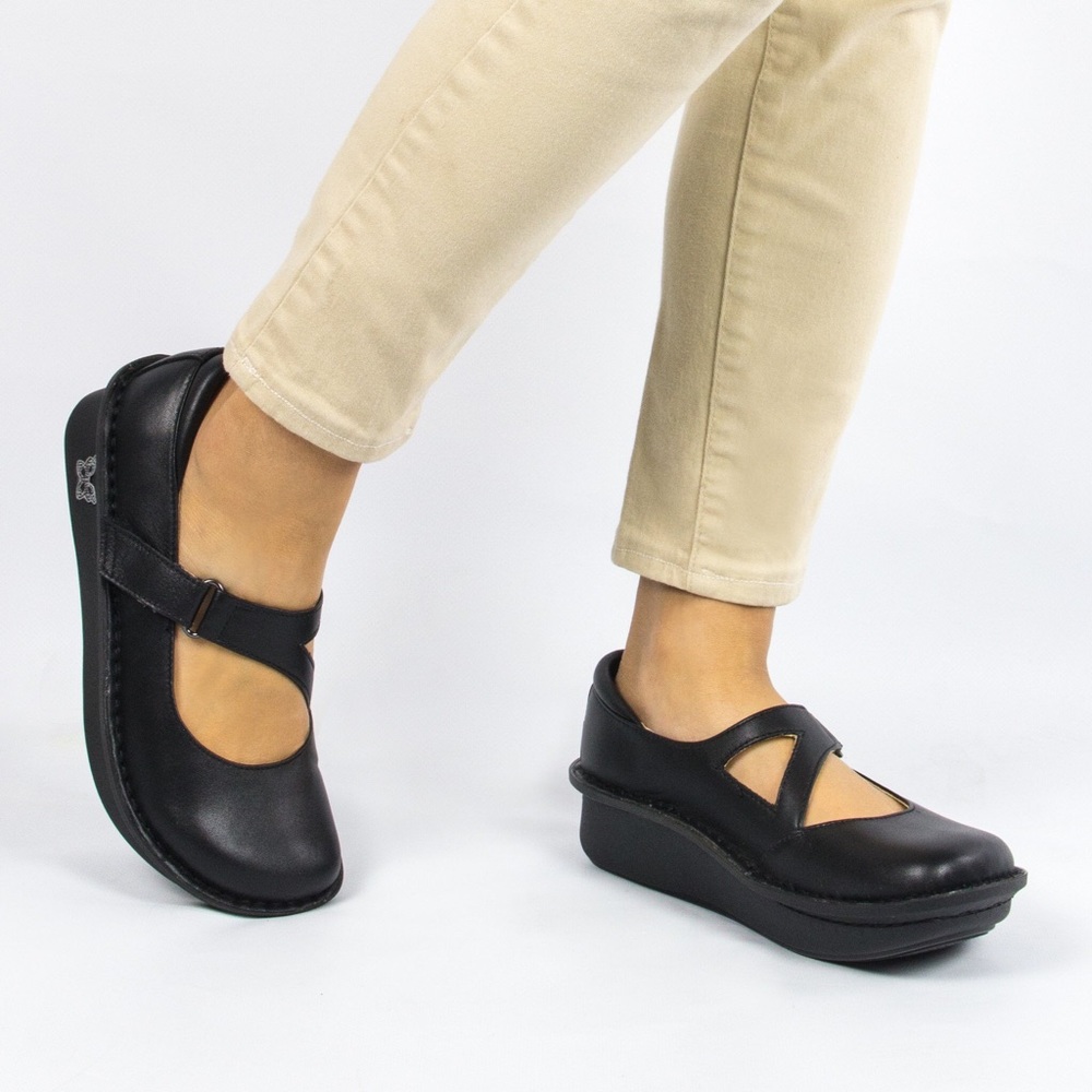Matte Black Alegria Dayna Shoes